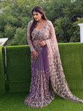 Heavy 5MM Multy & Sequins Embroidery work Beautiful Saree