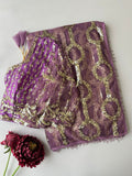 Heavy 5MM Multy & Sequins Embroidery work Beautiful Saree