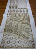 Heavy 5MM Multy & Sequins Embroidery work Beautiful Saree