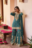 New Designer Party Pure Fox Georgette Sharara Suit & Dupatta Set