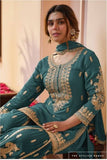 New Designer Party Pure Fox Georgette Sharara Suit & Dupatta Set