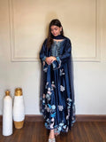 Jura silk with Soft Micro Cotton Lining & Intricate Thread work Salwar Kameez