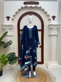 Jura silk with Soft Micro Cotton Lining & Intricate Thread work Salwar Kameez