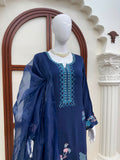 Jura silk with Soft Micro Cotton Lining & Intricate Thread work Salwar Kameez