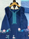 Jura silk with Soft Micro Cotton Lining & Intricate Thread work Salwar Kameez