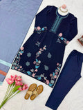 Jura silk with Soft Micro Cotton Lining & Intricate Thread work Salwar Kameez