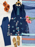 Jura silk with Soft Micro Cotton Lining & Intricate Thread work Salwar Kameez