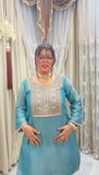 Heavy Crunchy silk With Embroidery Thread Work Salwar Kameez