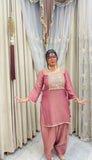 Heavy Crunchy silk With Embroidery Thread Work Salwar Kameez