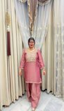 Heavy Crunchy silk With Embroidery Thread Work Salwar Kameez