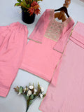 Heavy Crunchy silk With Embroidery Thread Work Salwar Kameez