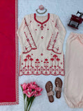 Roman Silk with  Intricate Thread work Beautiful Salwar Kameez