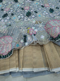 Premium Butterfly Soft Net Lehenga Embellished With Beautiful Multi Thread Embroidery