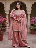 Fendy Silk with Embroidery Sequence And Real Mirror Work Salwar Kameez