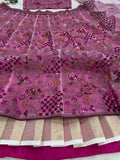 Premium Butterfly Soft Net Embellished With Heavy Thread Embroidery Lehenga Choli