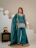 Heavy Crunchy Silk Material With 3mm Sequence Embroidery Work Salwar Kameez