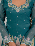 Heavy Crunchy Silk Material With 3mm Sequence Embroidery Work Salwar Kameez