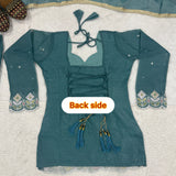 Heavy Crunchy Silk Material With 3mm Sequence Embroidery Work Salwar Kameez