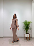 DESIGNER SHIRT PANT WITH HAND EMBROIDERED SHRUG
