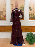 NEW SUPERHIT TRENDING FESTIVE KURTI PENT & DUPATTA SET WITH EMBROIDERY WORK ON FAUX GEORGETTE FABRIC