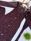 NEW SUPERHIT TRENDING FESTIVE KURTI PENT & DUPATTA SET WITH EMBROIDERY WORK ON FAUX GEORGETTE FABRIC