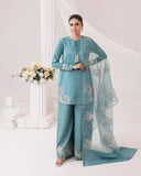 New Designer Party Wear Look Pure Natural Crepe Top & Palazzo With Dupatta set