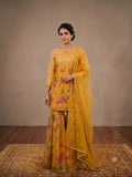 WEDDING SEASON WEAR BEAUTIFUL SEQUENCE EMBROIDERED WORKED TOP SARARA WITH DUPATTA