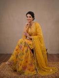 WEDDING SEASON WEAR BEAUTIFUL SEQUENCE EMBROIDERED WORKED TOP SARARA WITH DUPATTA