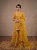 WEDDING SEASON WEAR BEAUTIFUL SEQUENCE EMBROIDERED WORKED TOP SARARA WITH DUPATTA