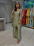 Salsa Silk with Embroidery Codding And Stone Work Beautiful Salwar Kameez