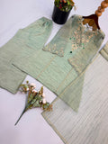 Salsa Silk with Embroidery Codding And Stone Work Beautiful Salwar Kameez