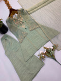 Salsa Silk with Embroidery Codding And Stone Work Beautiful Salwar Kameez