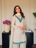 NEW READY TO WEAR HEAVY EMBROIDERY AND THREAD WORK TOP WITH PENT WITH DUPATTA