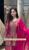 Pure Nc Satin Silk With Embroidery Coding Dori &5mm Sequence Work Salwar Kameez