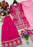 Pure Nc Satin Silk With Embroidery Coding Dori &5mm Sequence Work Salwar Kameez