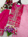 Pure Nc Satin Silk With Embroidery Coding Dori &5mm Sequence Work Salwar Kameez