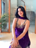 New Designer Party Wear Look Pure Heavy Faux Georgette Top Plazzo & Dupatta Set