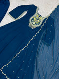 NEW TRENDING COLLECTION FANCY ANARKALI GOWN WITH PANT AND BEAUTIFUL DUPATTA
