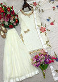 Pure Fox Georgette With Embroidery 5mm Sequence Work Salwar Kameez