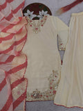 NEW READY TO WEAR HEAVY EMBROIDERY AND SEQUENCE WORK TOP PLAZZO WITH DUPATTA