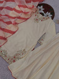 NEW READY TO WEAR HEAVY EMBROIDERY AND SEQUENCE WORK TOP PLAZZO WITH DUPATTA