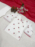 Heavy Cambric cotton fabric with Embroidery work Beautiful Salwar Kameez