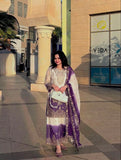 New Designer Party Wear Look Pure Heavy Dual Tone Peding Star Georgette Top Plazzo & Dupatta Set