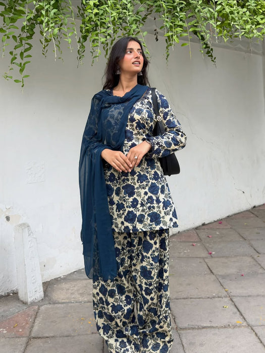 Heavy Pure Cameric Cotton Beautiful Salwar Kameez