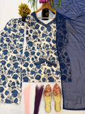 Heavy Pure Cameric Cotton Beautiful Salwar Kameez