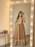 Heavy Georgette With Heavy Embroidered Sequence work Anarkali Salwar Kameez