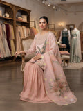 WEDDING SEASON WEAR BEAUTIFUL SEQUENCE EMBROIDERED WORKED TOP SARARA WITH DUPATTA