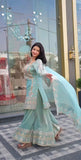 New Designer Party Wear Look Top-Plazzo and Dupatta With Heavy Embroidery Work