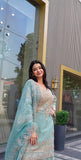 New Designer Party Wear Look Top-Plazzo and Dupatta With Heavy Embroidery Work
