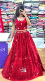 New Super Trending Embroidery Sequence work ready to wear jacket and lehenga choli
